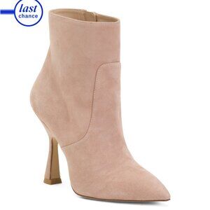 STUART WEITZMAN Dolce Made In Spain Suede Parton 100 Booties